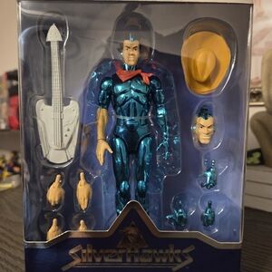 Silver Jeans Metallic Blue Action Figure Set